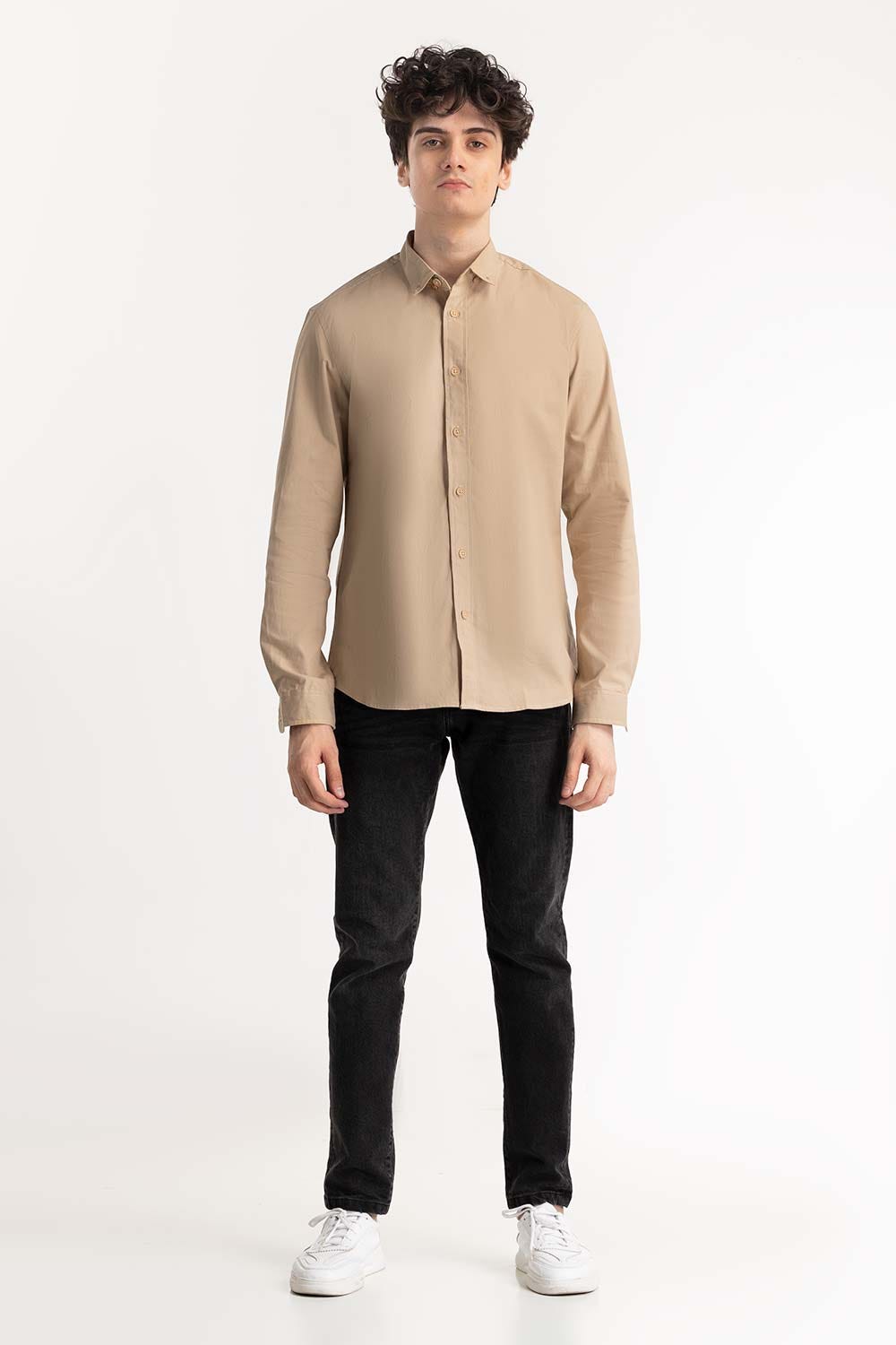 Skin Button-Down Shirt 224-117-049