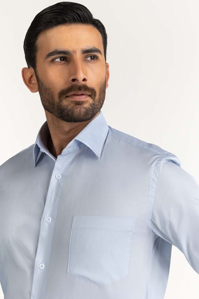 Sky Blue Formal Shirt MN-FS-PD24-006