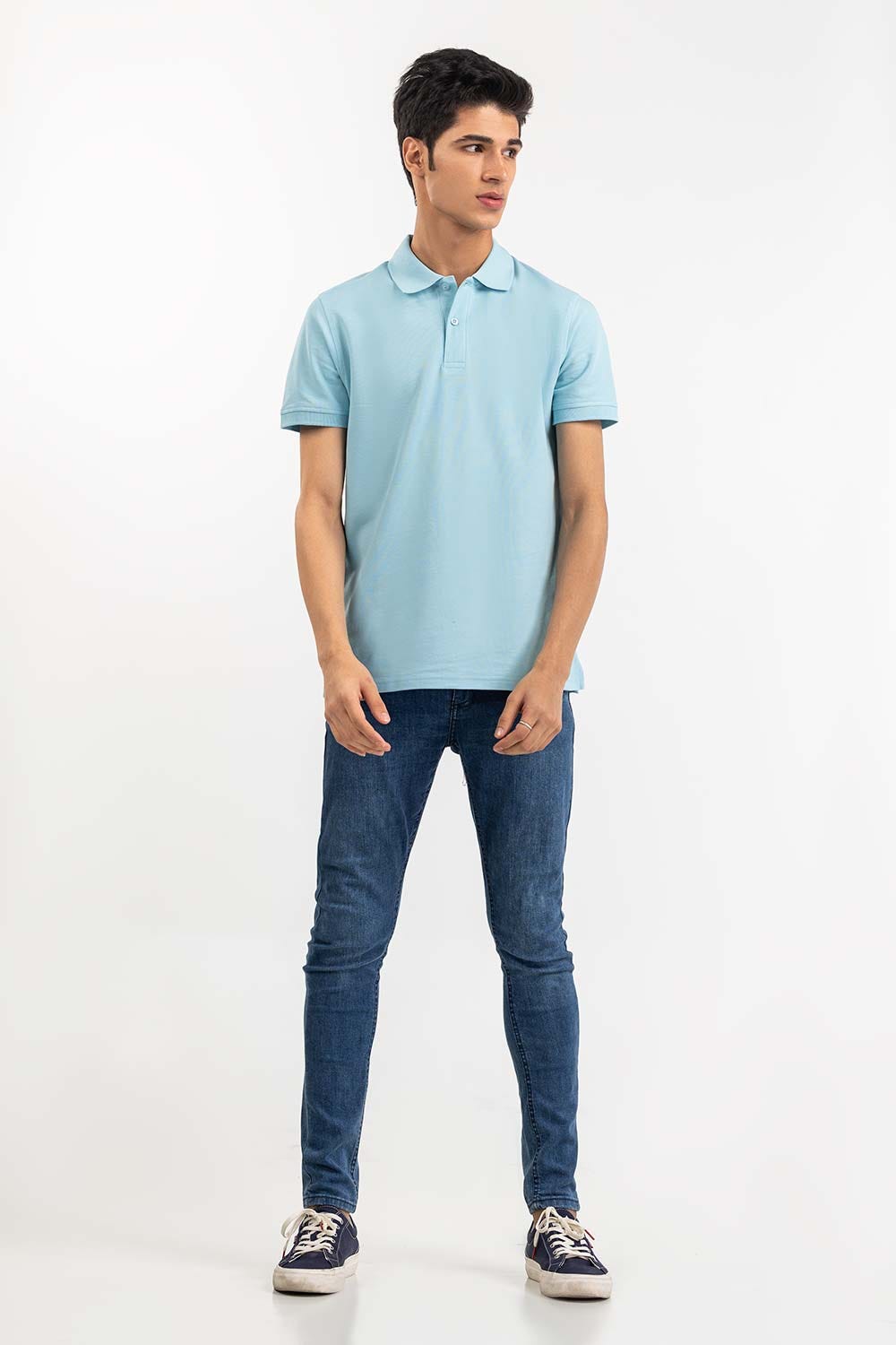 Sky Blue Signature  Polo PKP-SB-135