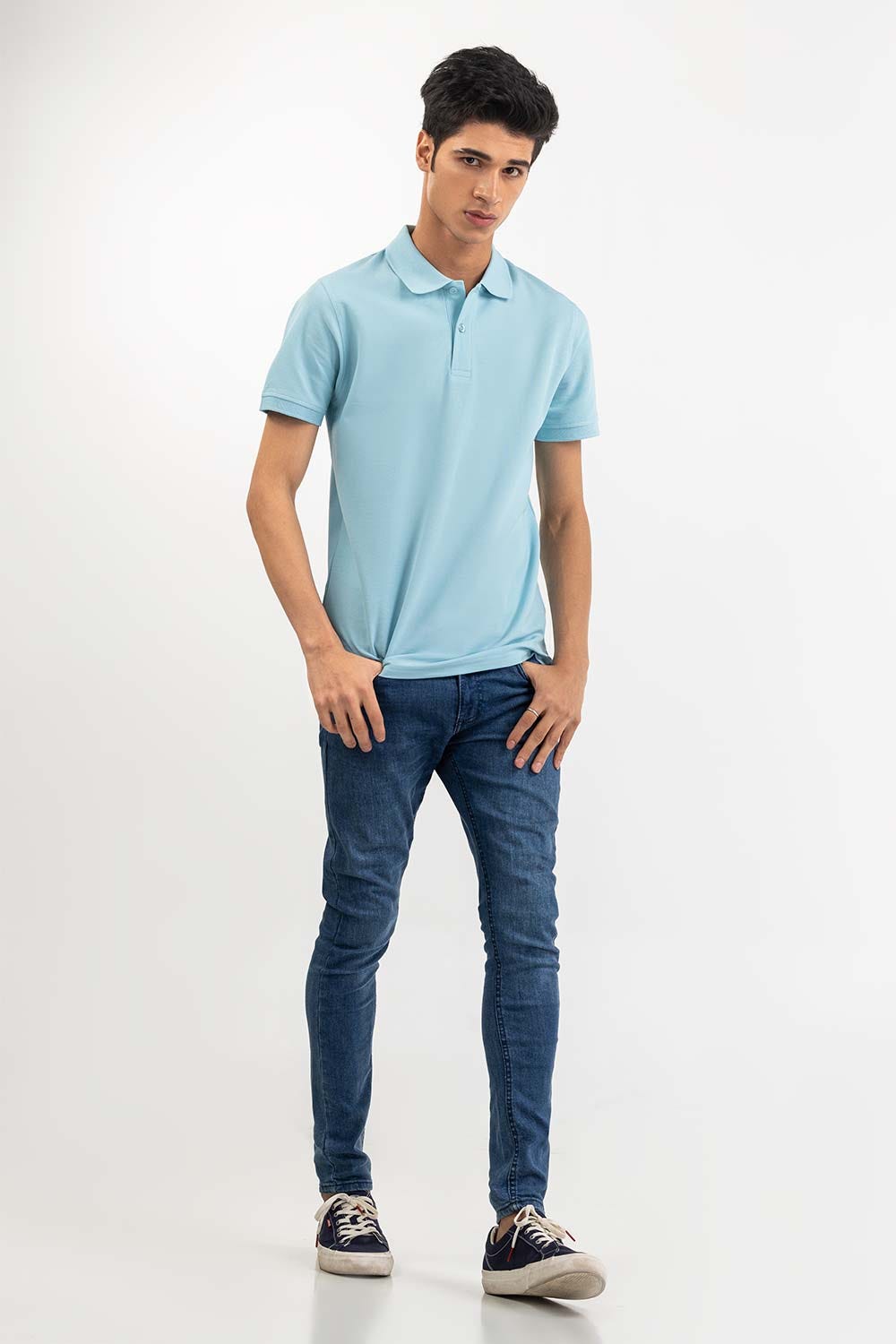 Sky Blue Signature  Polo PKP-SB-135