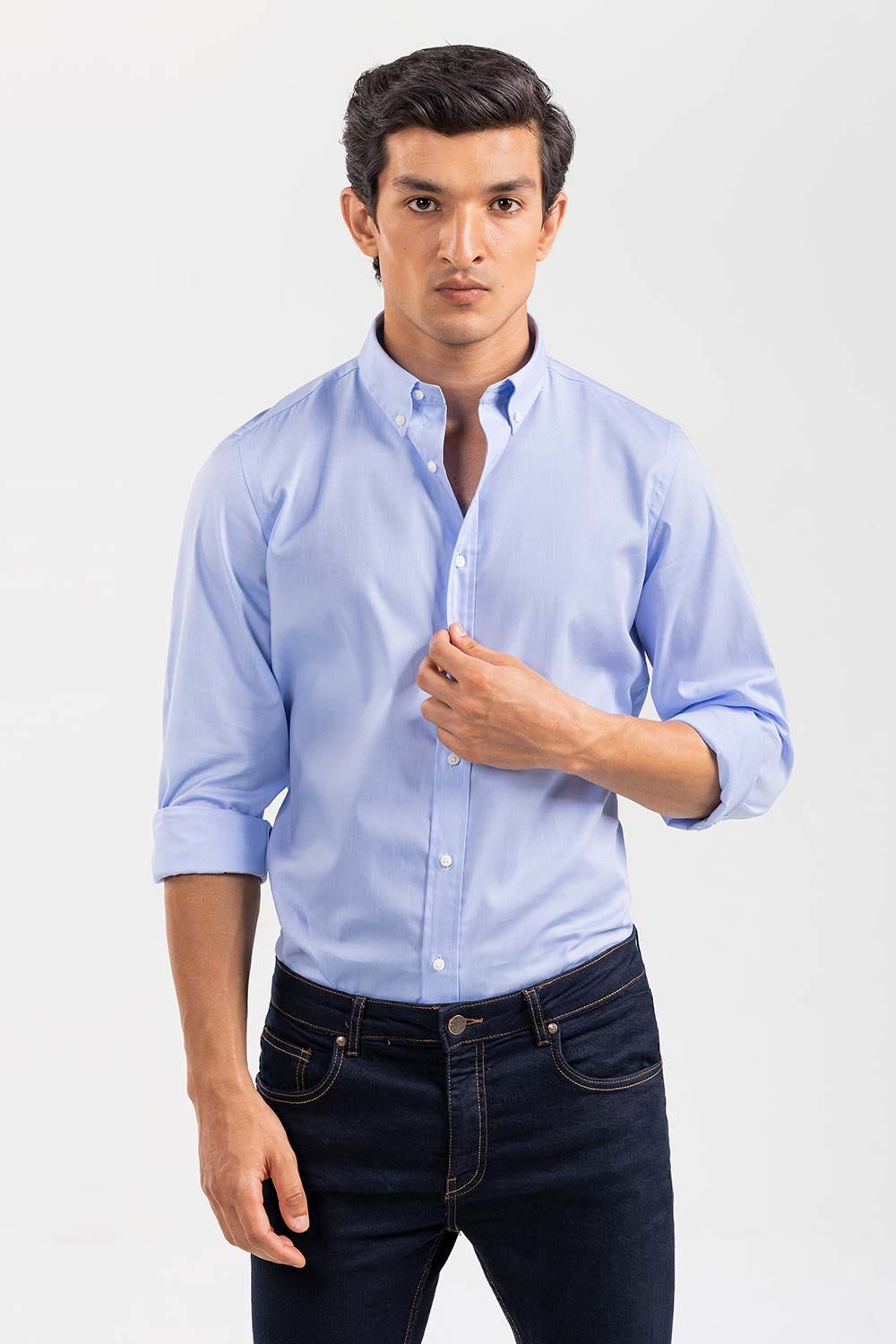Sky Blue Smart Casual Shirt CM-YD-2905 SC