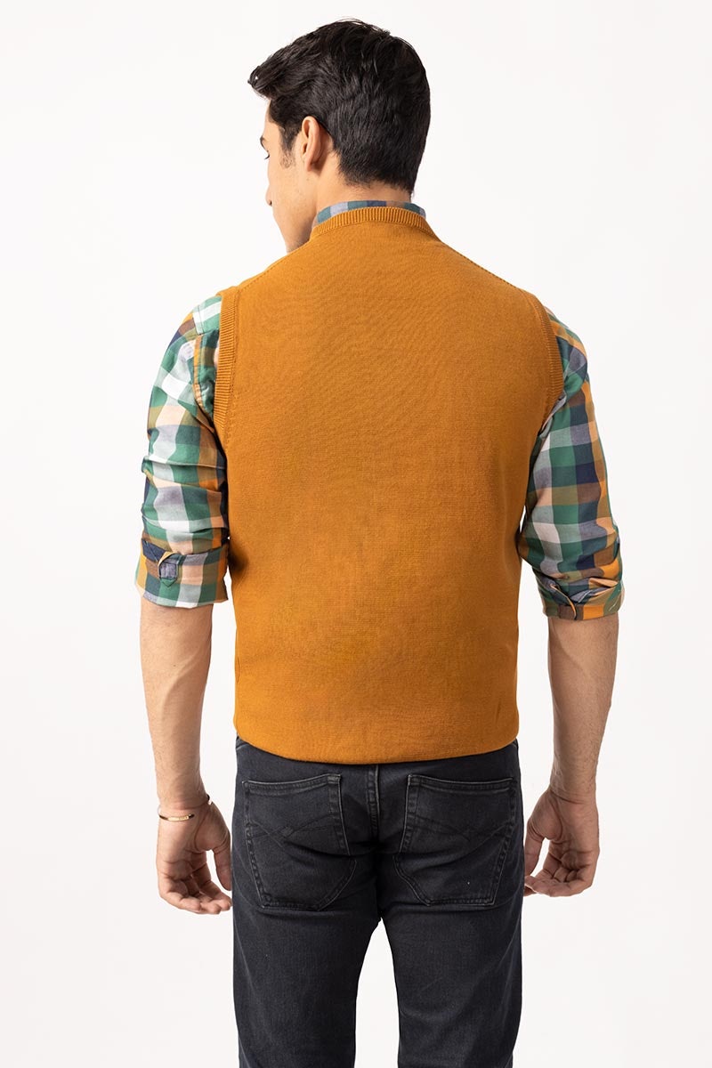 CAMEL SLEEVELESS SWEATER SL-SWT-D18-01