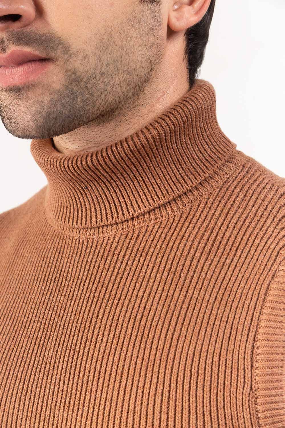 Brown Sleeveless Fashion Sweater SL-SWT-FD-26-01