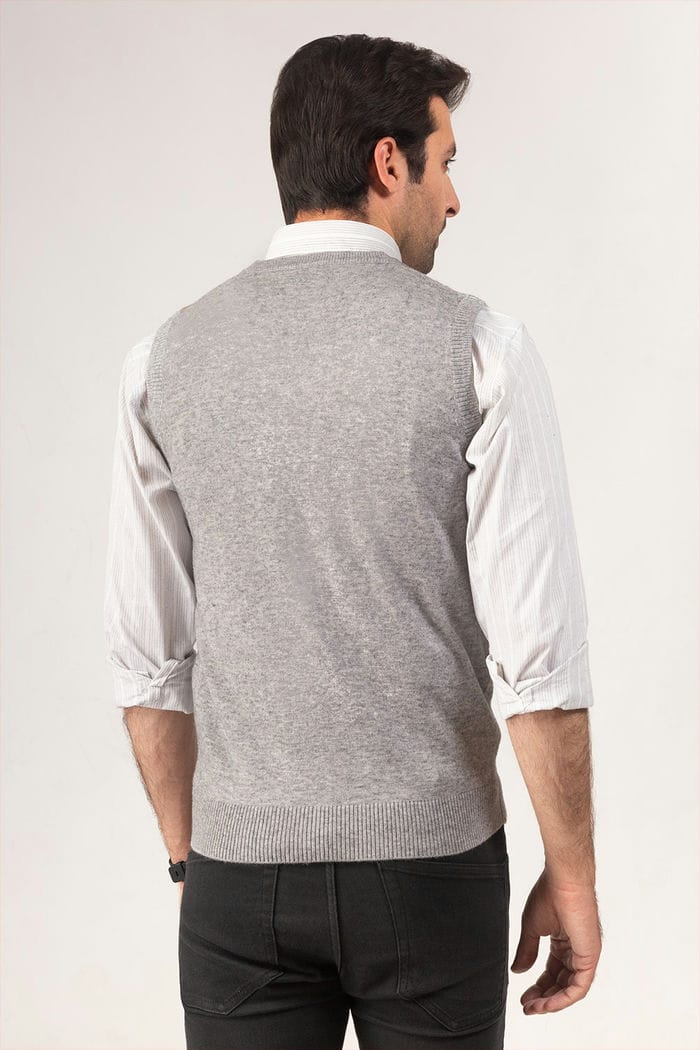 Ash Grey Fashion Sweater SL-SWT-FD-27-01
