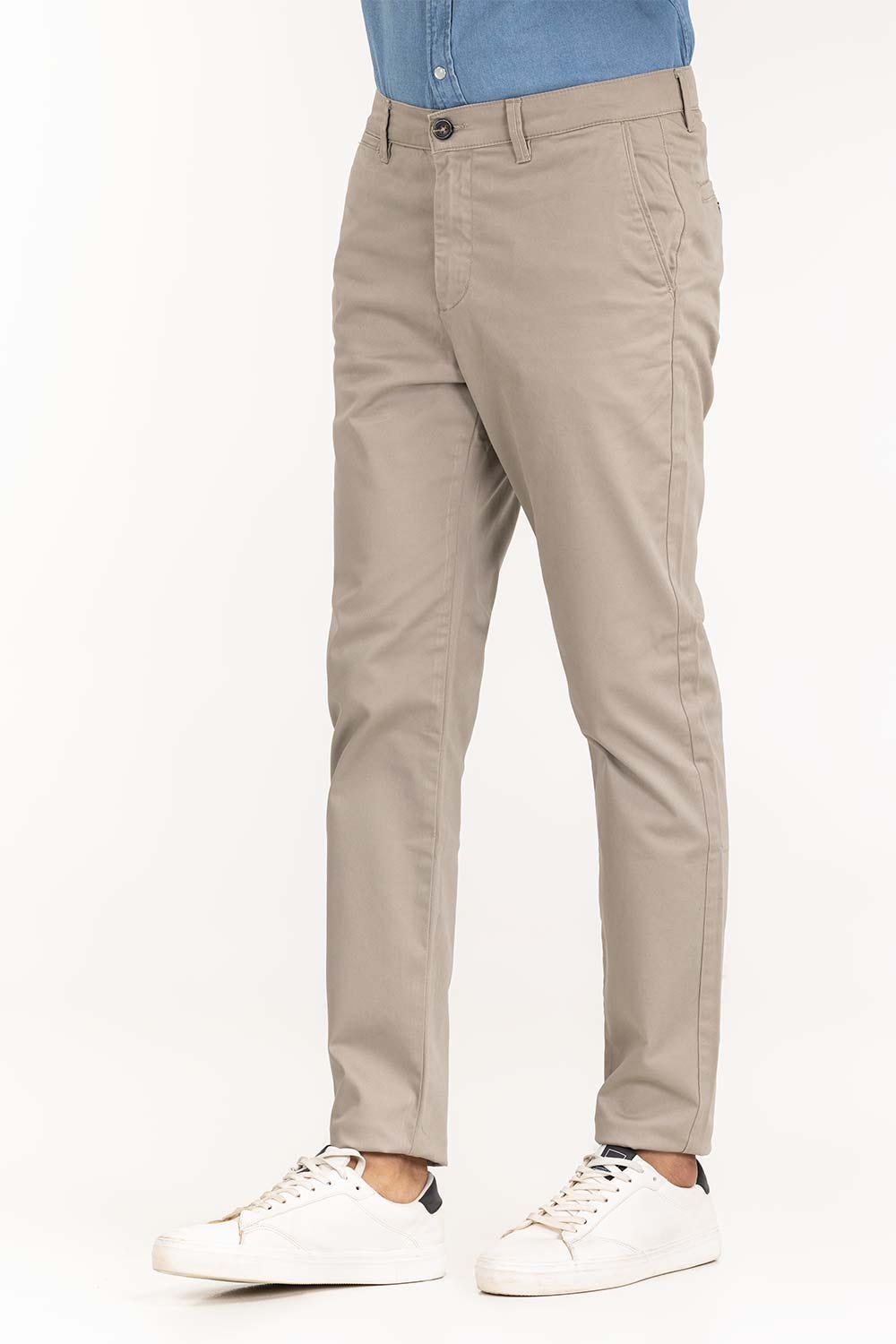 Slate Grey Basic Dyed Khaki Pant TR-KHPD22-049
