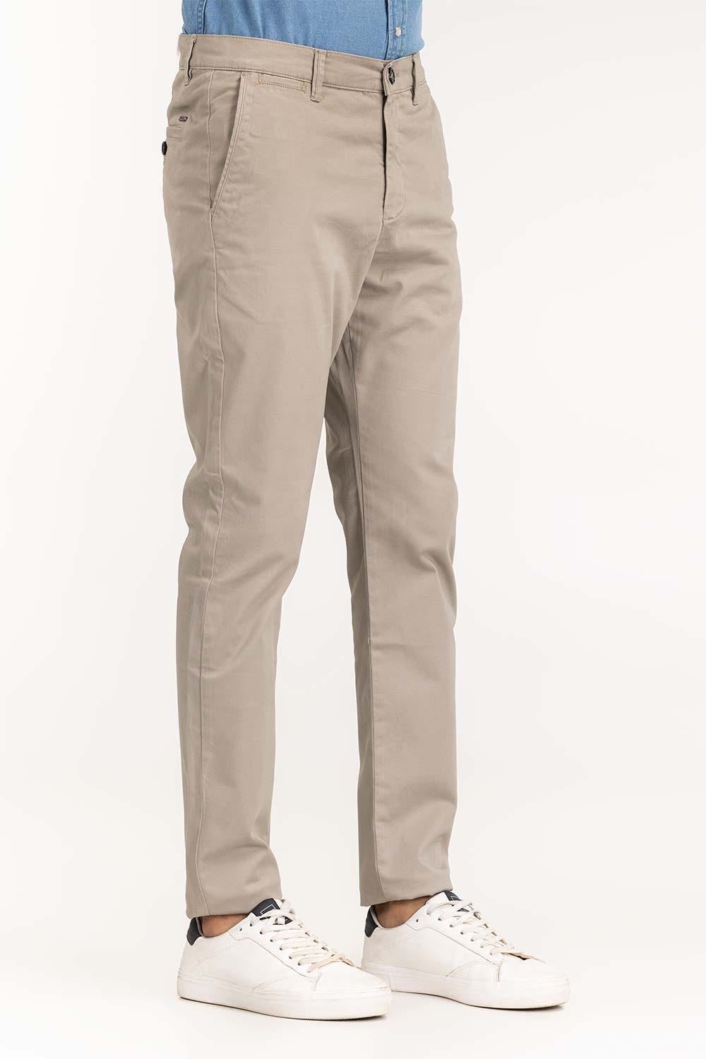 Slate Grey Basic Dyed Khaki Pant TR-KHPD22-049