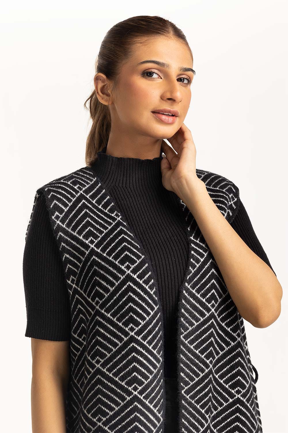 Sleeveless Cardigan WM-SWT-WS24-124 A