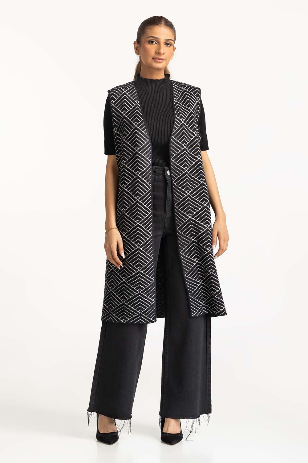 Sleeveless Cardigan WM-SWT-WS24-124 A