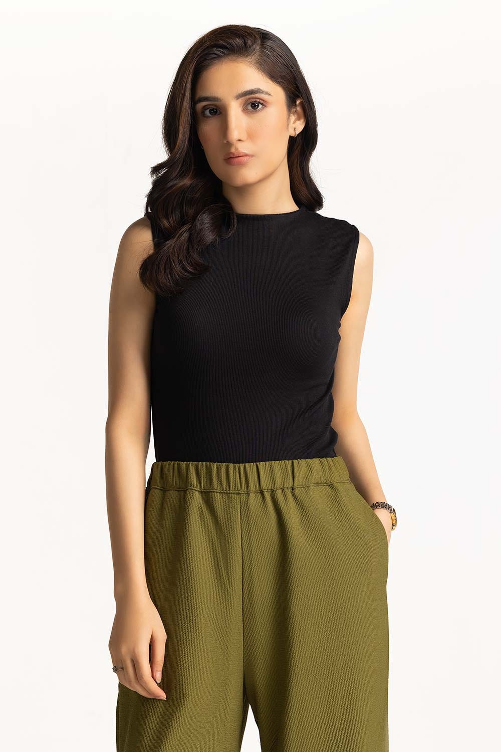 Sleeveless Ribbed Top WM-KTP-SS24-010