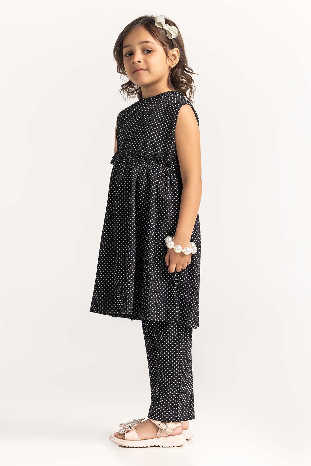 Sleeveless Textured Dress TG-DRS-SS24-413