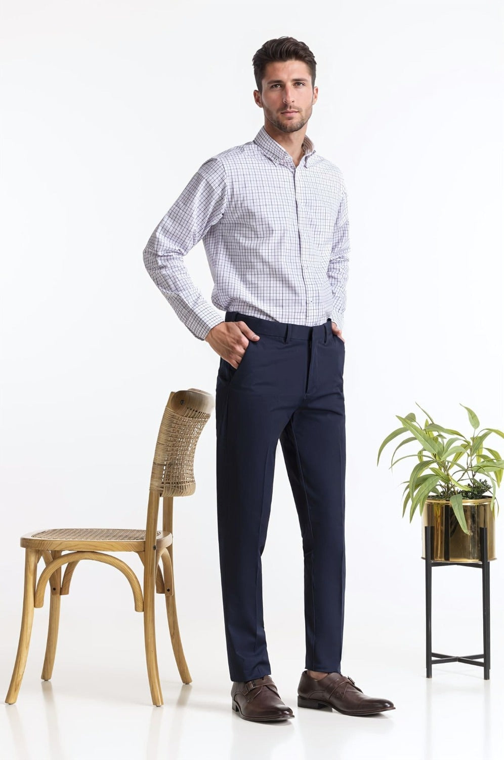 Slim Fit Formal Chino Pant MN-TR-FC24-015