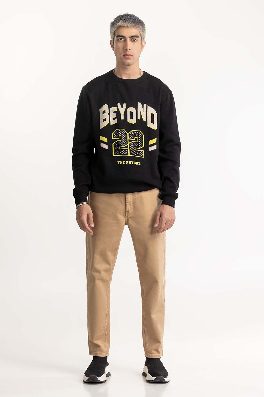 Slogan Sweater 224-111-063