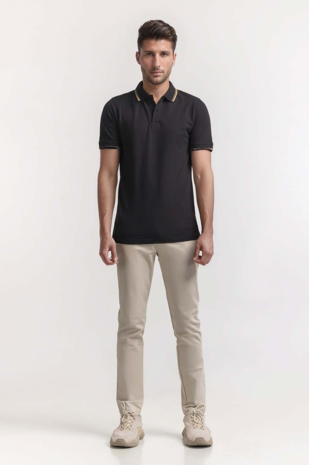 Smart Fit Tipped Polo PS-FSHN24-046