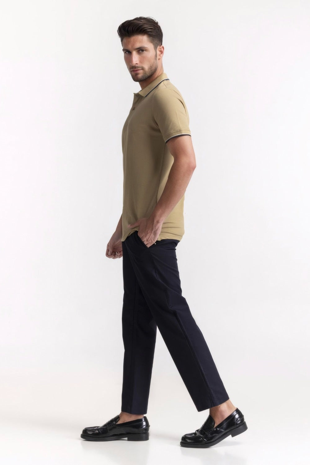 Smart Fit Tipped Polo PS-FSHN24-048