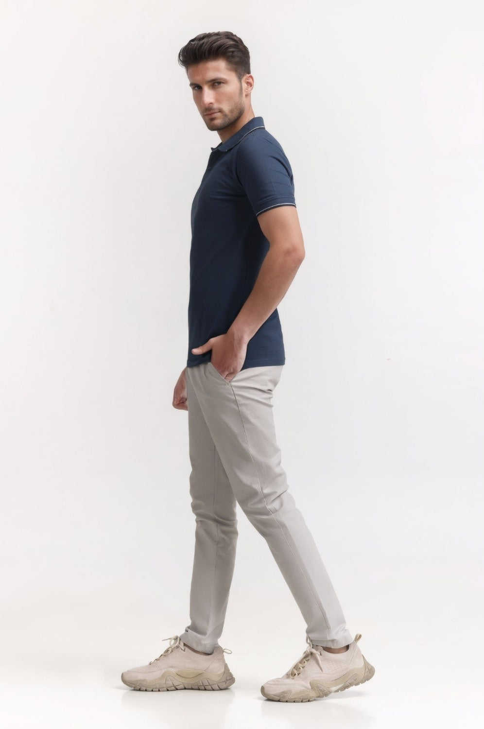 Smart Fit Tipped Polo PS-FSHN24-049