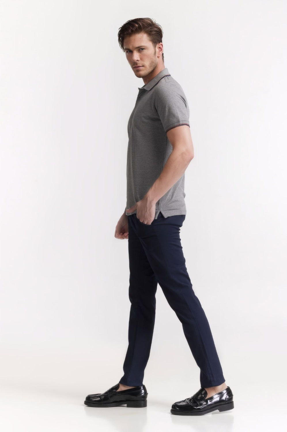 Smart Fit Tipped Polo PS-FSHN24-050