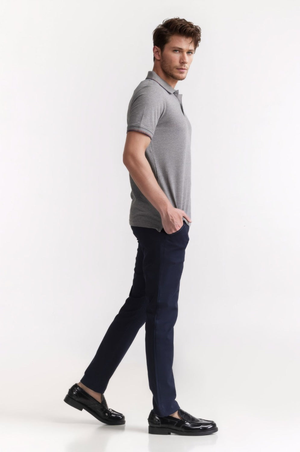 Smart Fit Tipped Polo PS-FSHN24-050