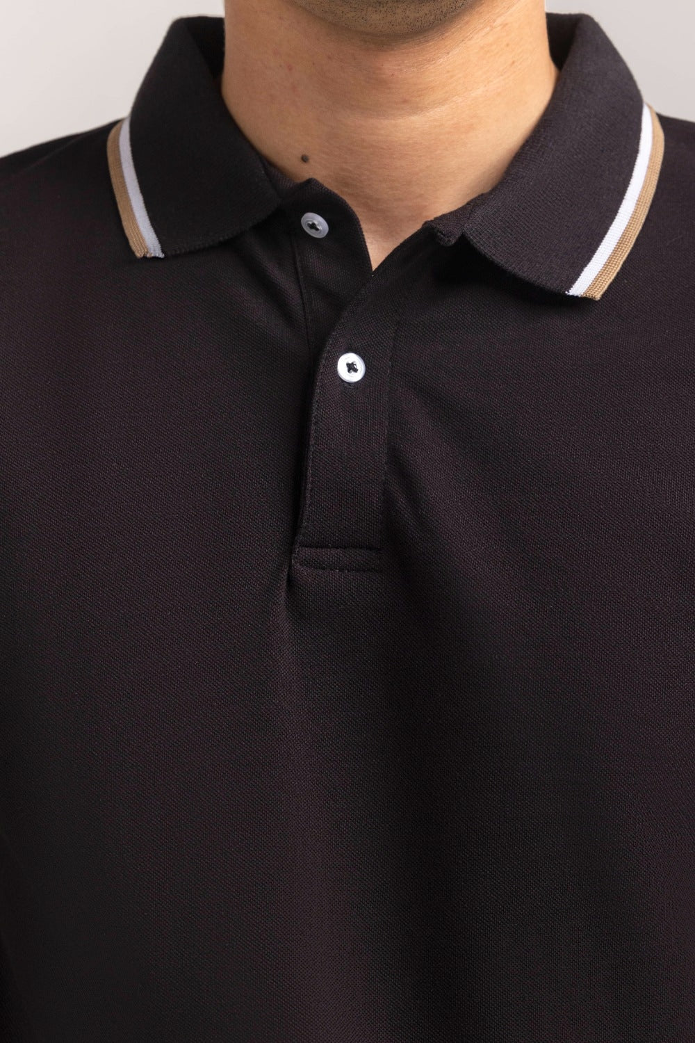 Smart Fit Tipped Polo PS-FSHN24-146