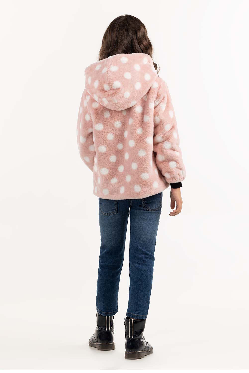 Toddler Girl Soft Pink Jacket 224-410-055