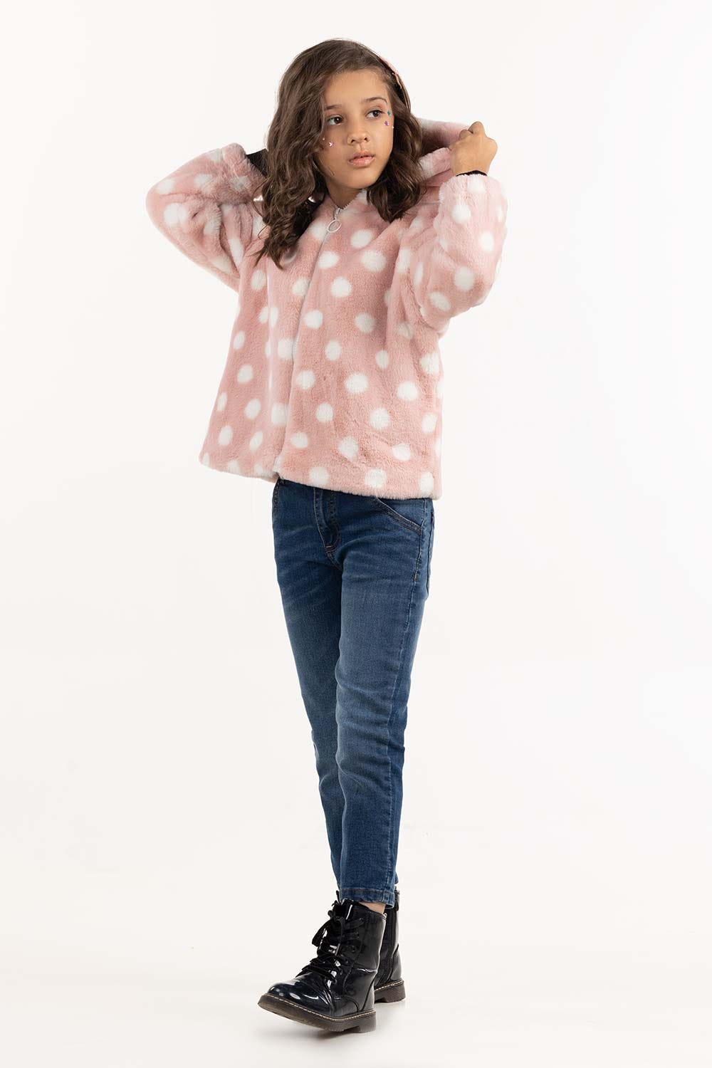 Toddler Girl Soft Pink Jacket 224-410-055