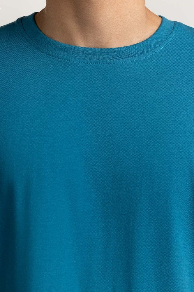Steel Blue Basic Tee TS-CNSJ24-079