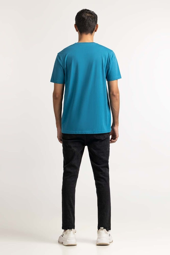 Steel Blue Basic Tee TS-CNSJ24-079