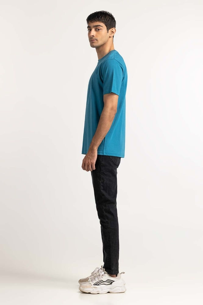 Steel Blue Basic Tee TS-CNSJ24-079