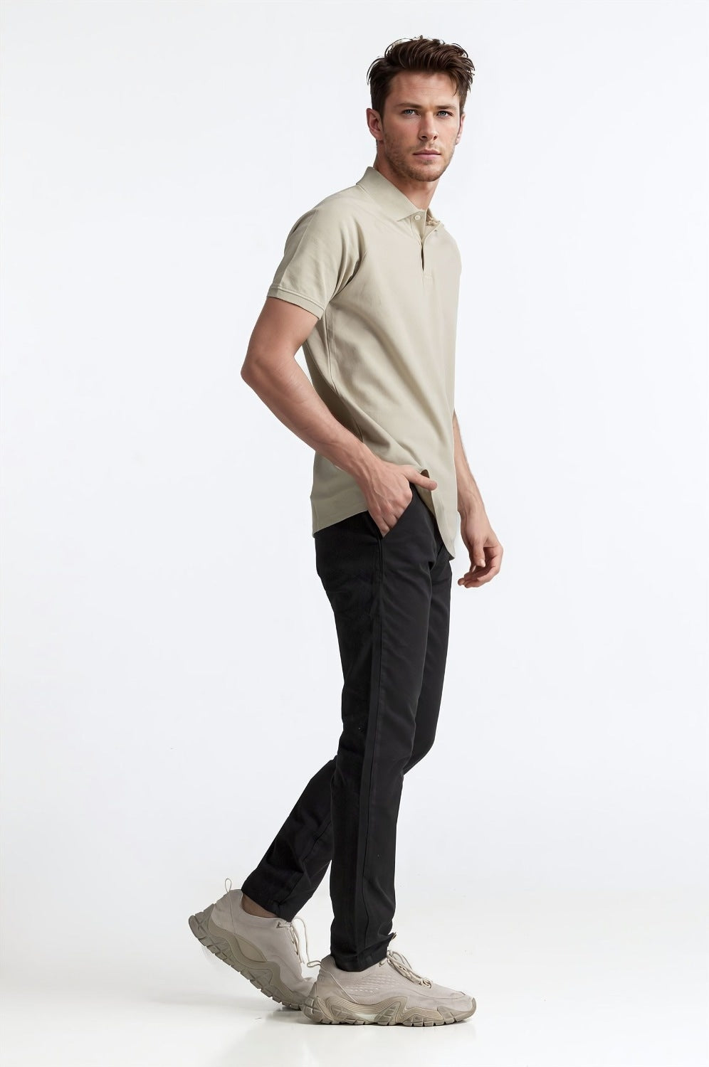 Stone French Polo PS-FSHN24-148