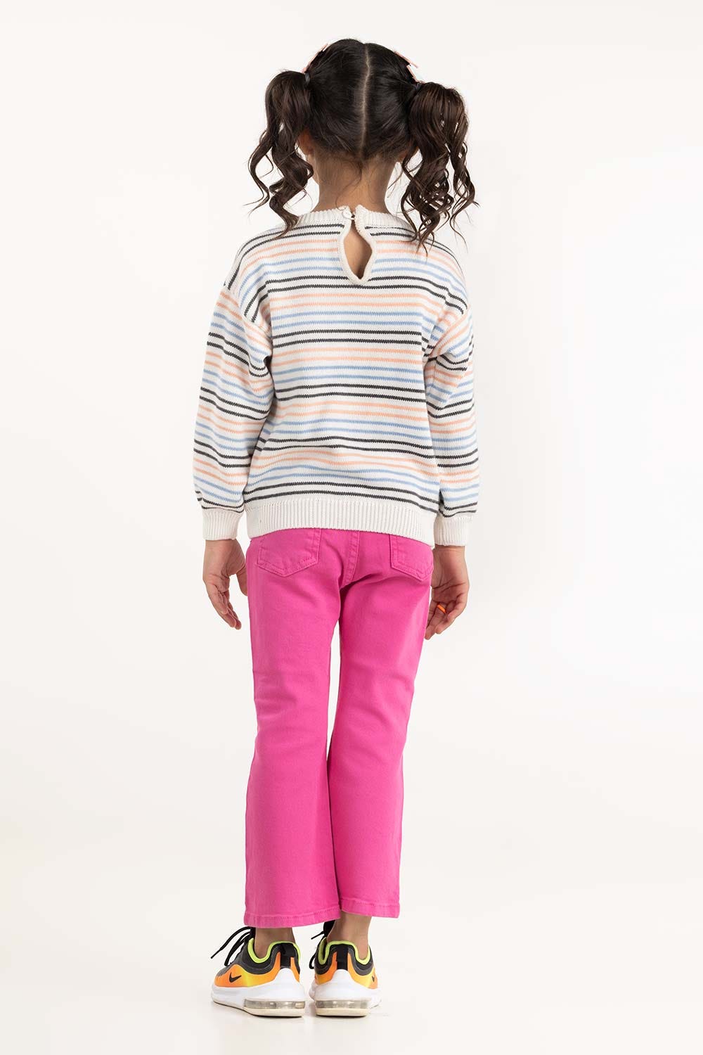 Toddler Girl Striped Knit Sweater 224-611-028