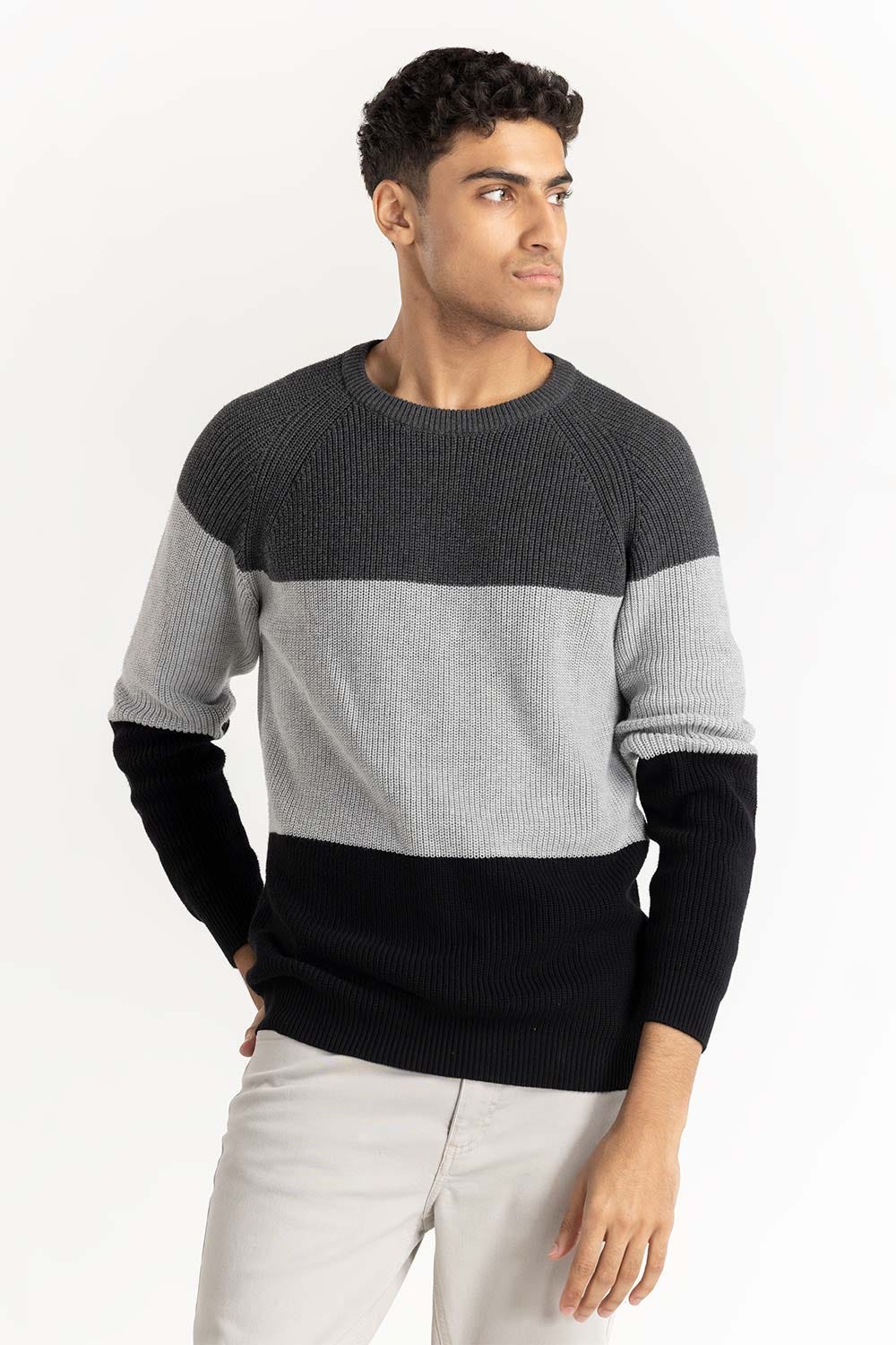 Striped Sweater 224-111-042