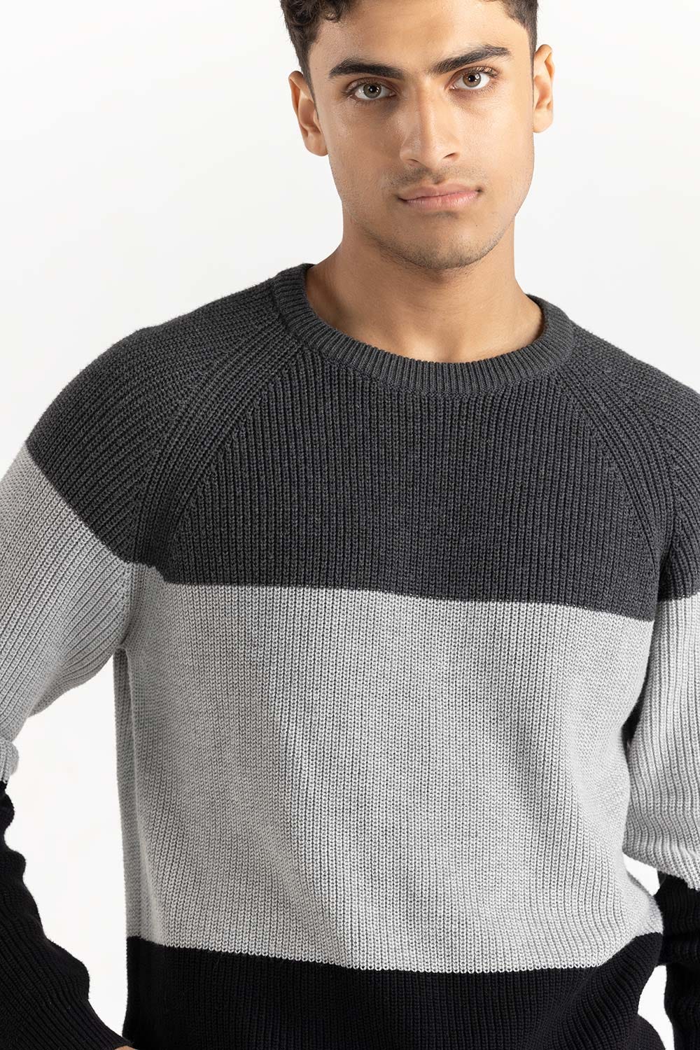 Striped Sweater 224-111-042