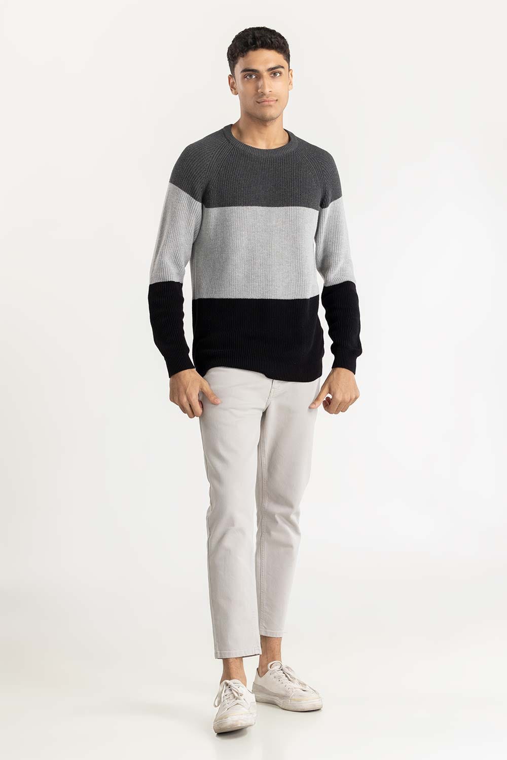 Striped Sweater 224-111-042