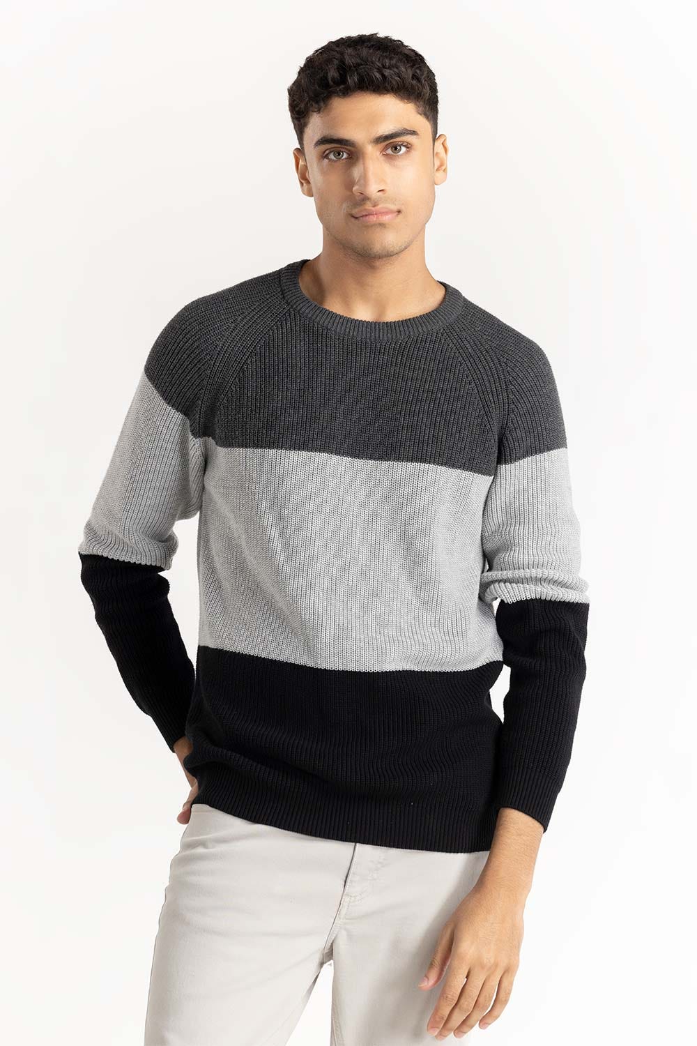 Striped Sweater 224-111-042