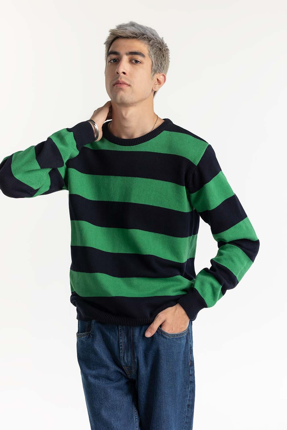 Striped Sweater 224-111-069