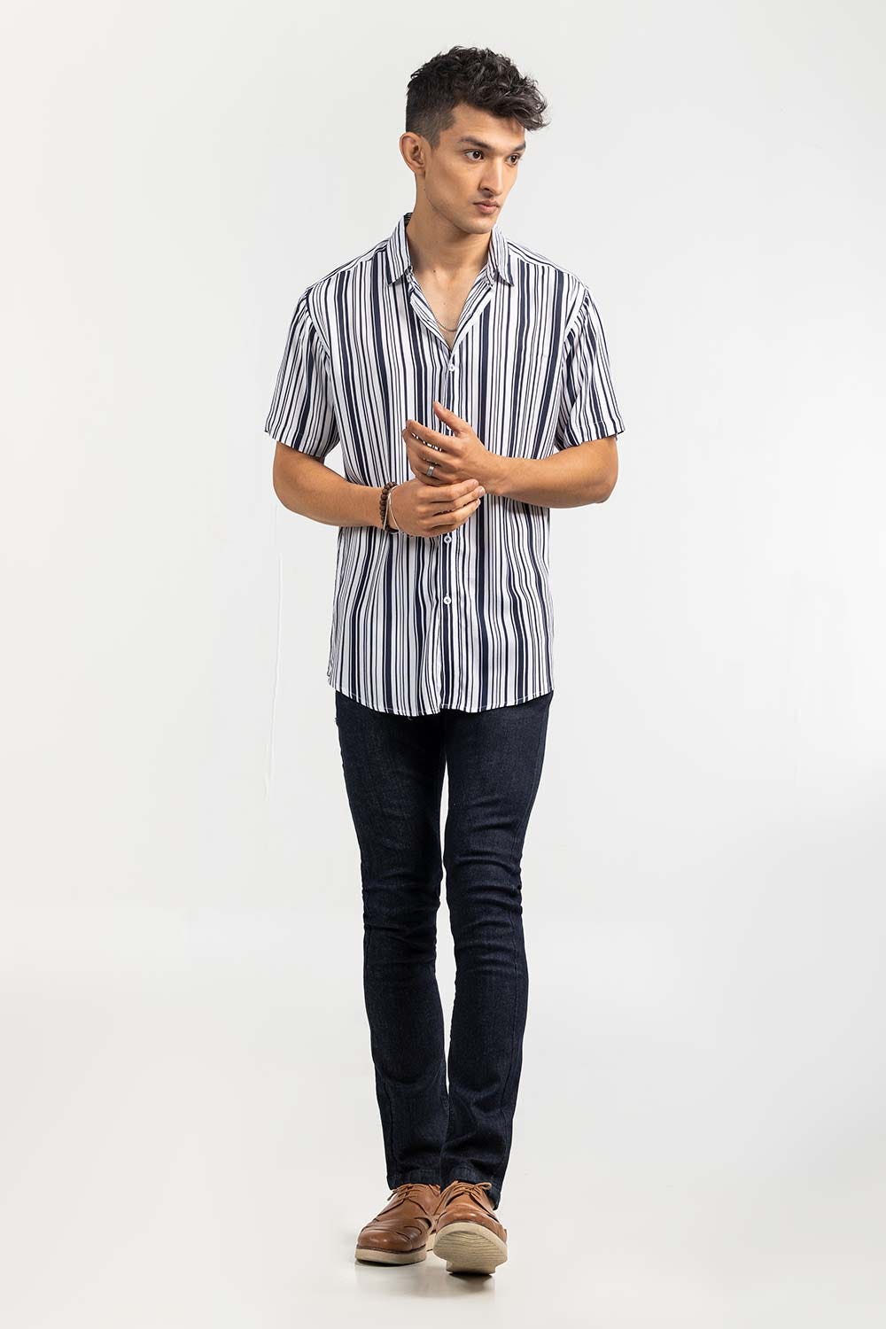 Stripped Casual Shirt HSS-YD22-001