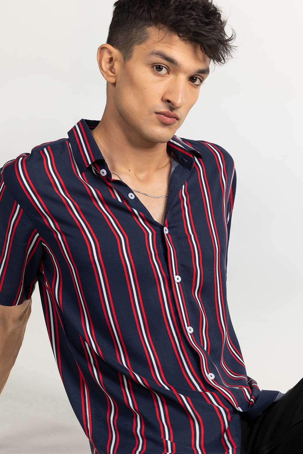 Stripped Casual Shirt HSS-YD22-002