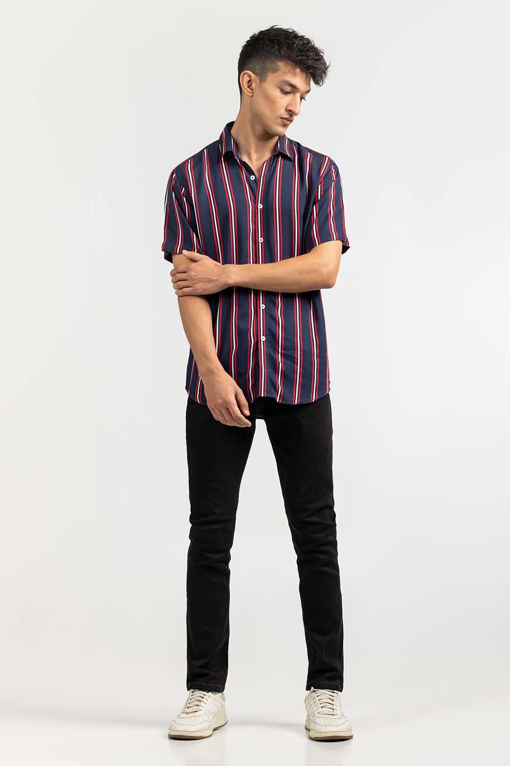 Stripped Casual Shirt HSS-YD22-002