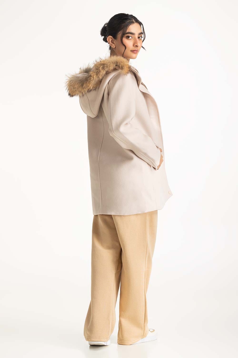 Suede Hooded Jacket WM-JKT-WS24-019