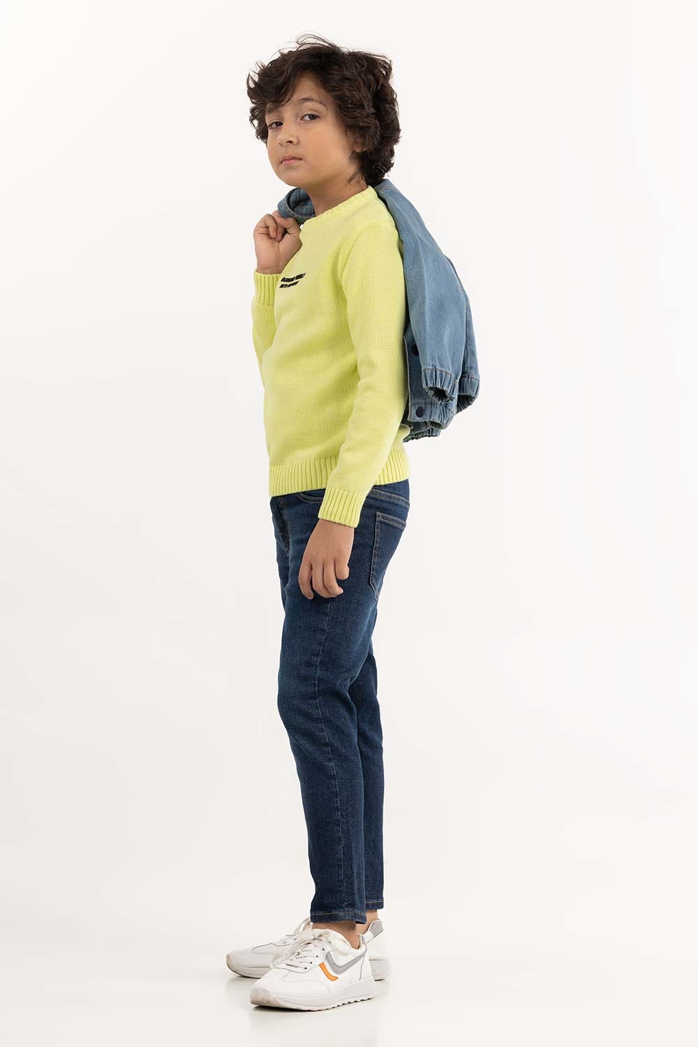 Toddler Boy Sunny Lime Sweater 224-511-036