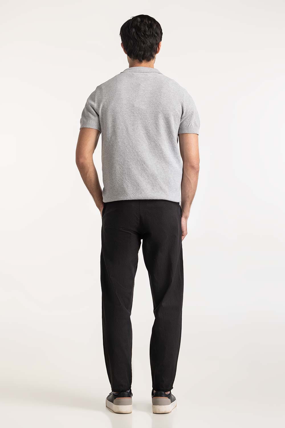 Sweater Knit Polo MN-PSW-WS24-008