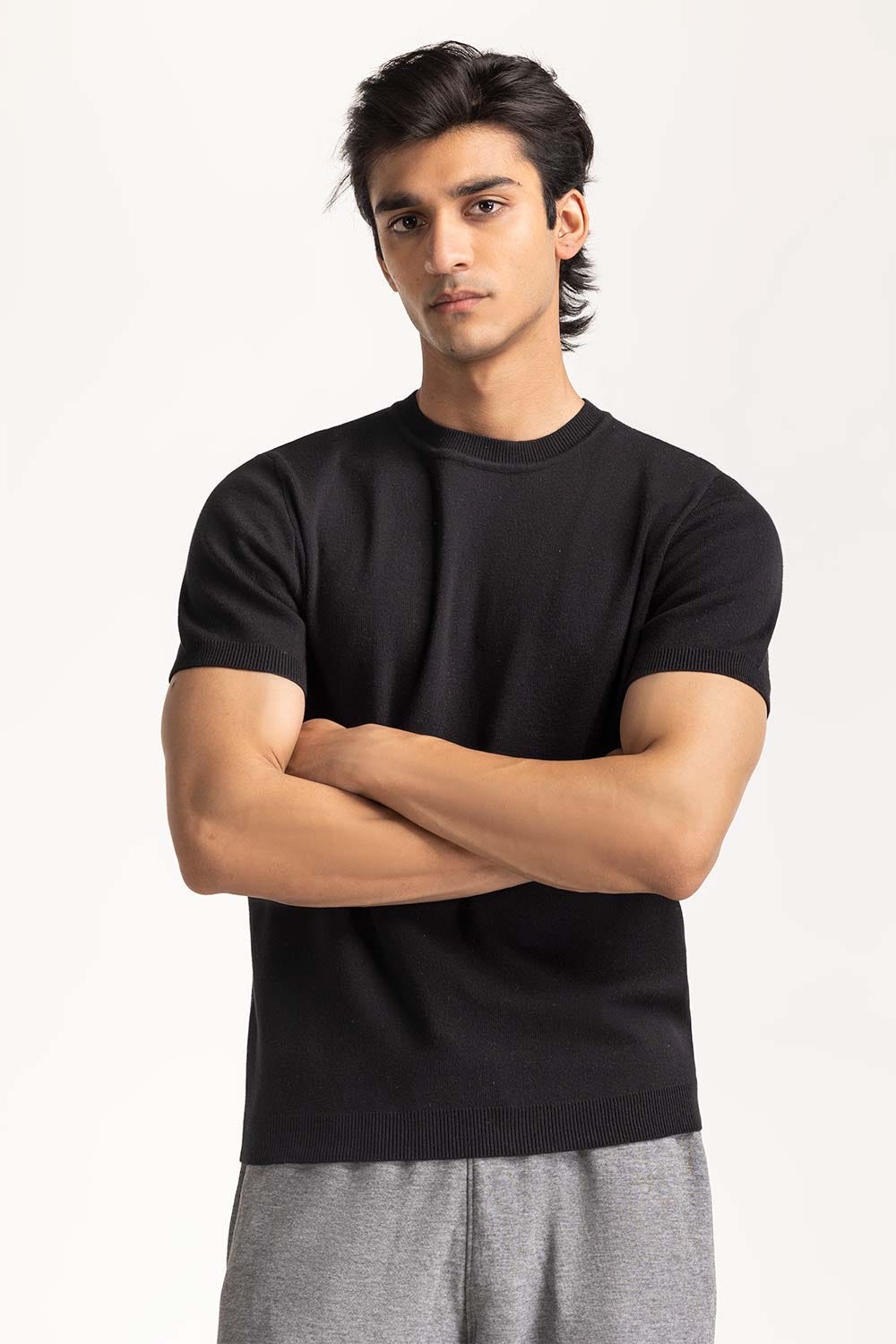 Sweater Knit Tee MN-TSW-WS24-002