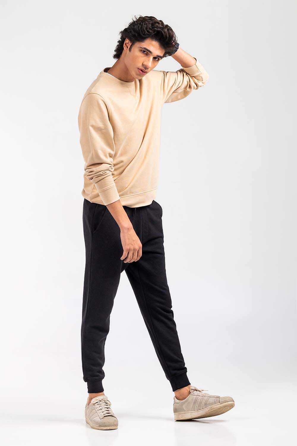 Tan Fashion Sweatshirt JKT-MSS-D27-01