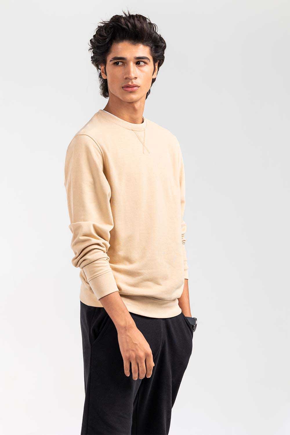 Tan Fashion Sweatshirt JKT-MSS-D27-01