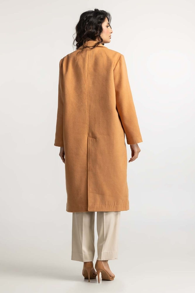 Tan WOOL JACKET Jacket WM-JKT-WS23-127
