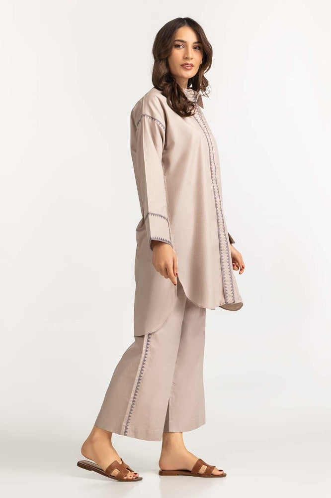 Tea Pink Basic Blouse WM-BLS23-002