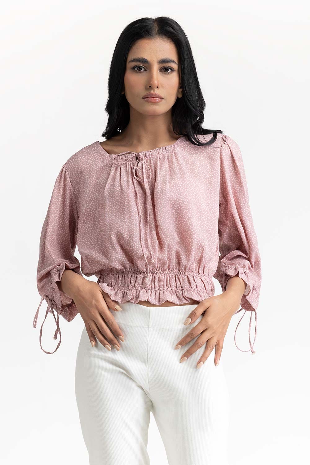Tea Pink Blended Top 231-217-058