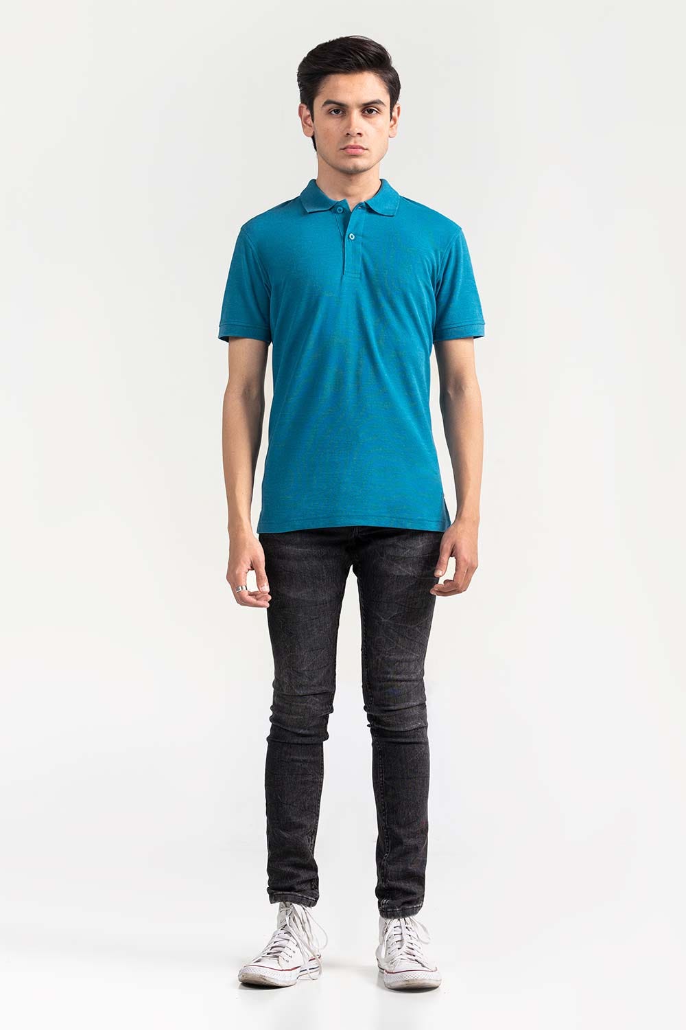 Teal Basic Polo PKP-SB-108