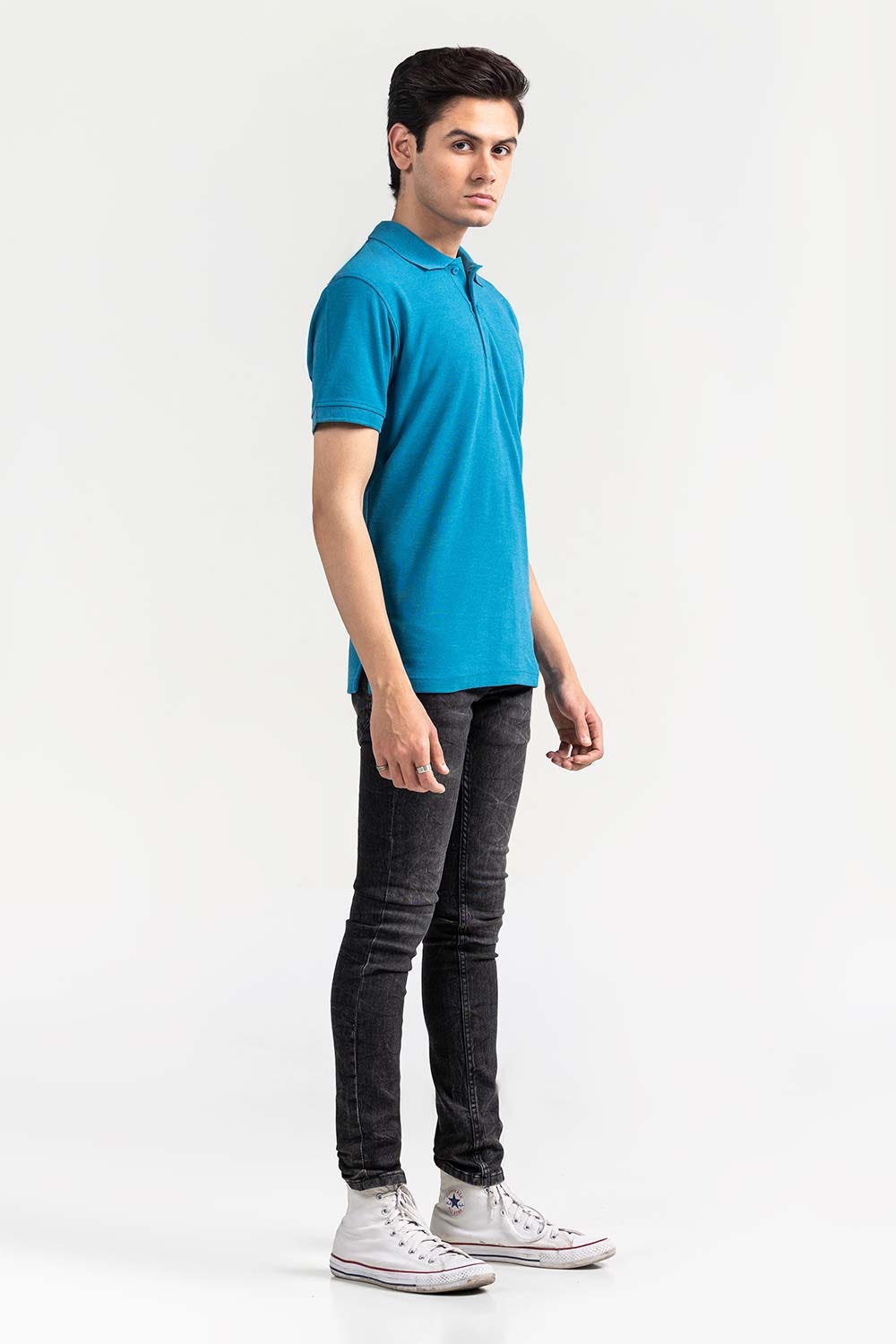 Teal Basic Polo PKP-SB-108