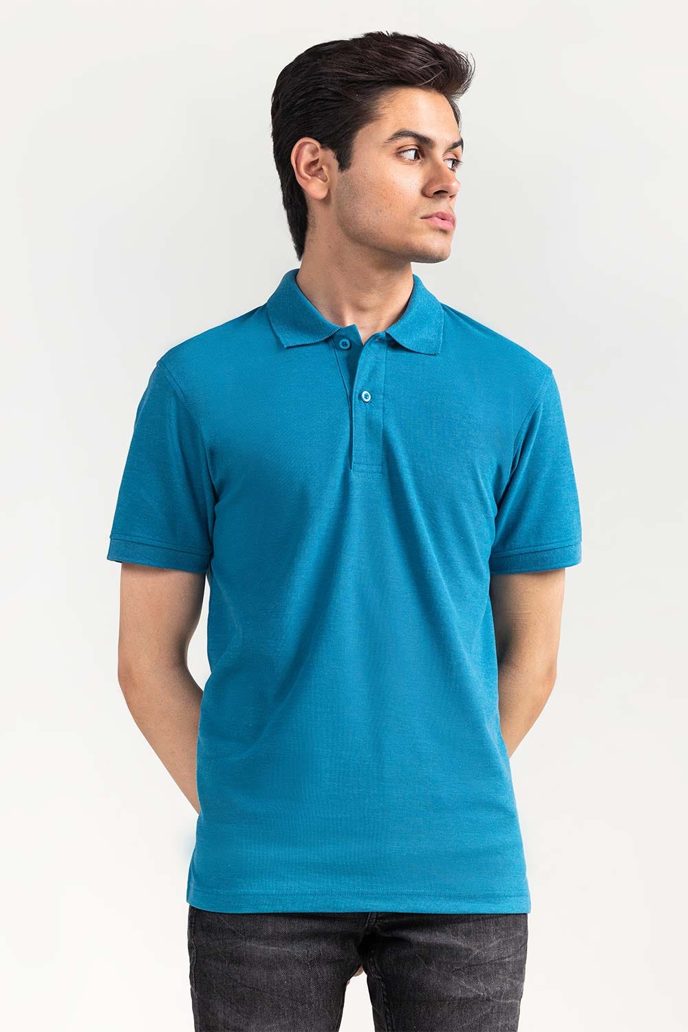 Teal Basic Polo PKP-SB-108