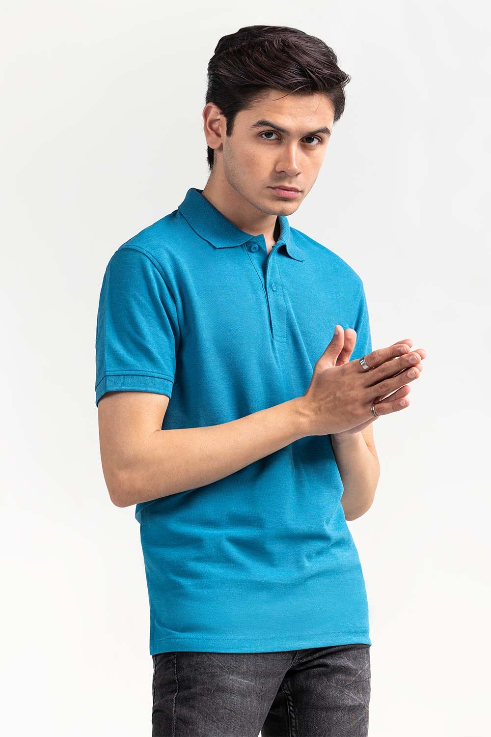 Teal Basic Polo PKP-SB-108
